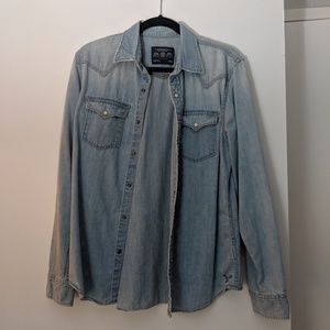 American eagle denim long sleeve